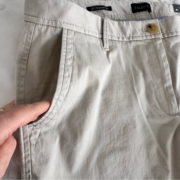 Talbots‎ Pants Womens 12P Beige Relaxed Chino Supersoft Mid Rise Stretchy NWT - Picture 11 of 11